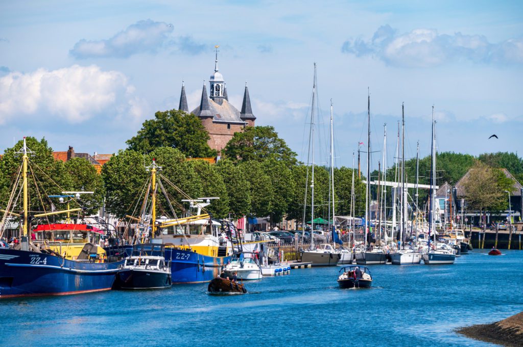 Port de pêche de Zierikzee en Zélande, Pays Bas