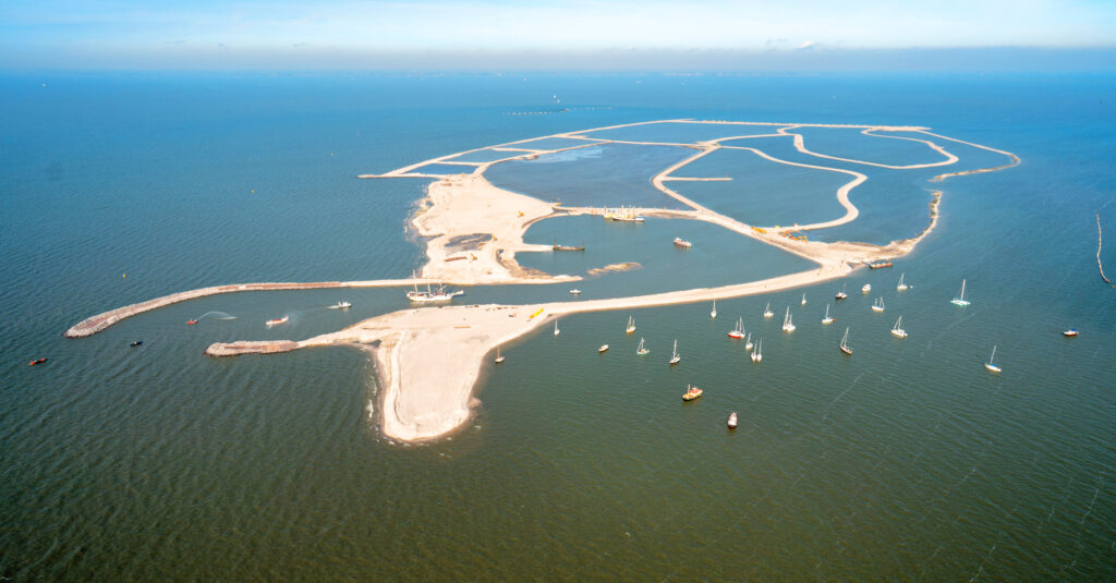 La réserve naturelle de Marker Wadden aux Pays-Bas