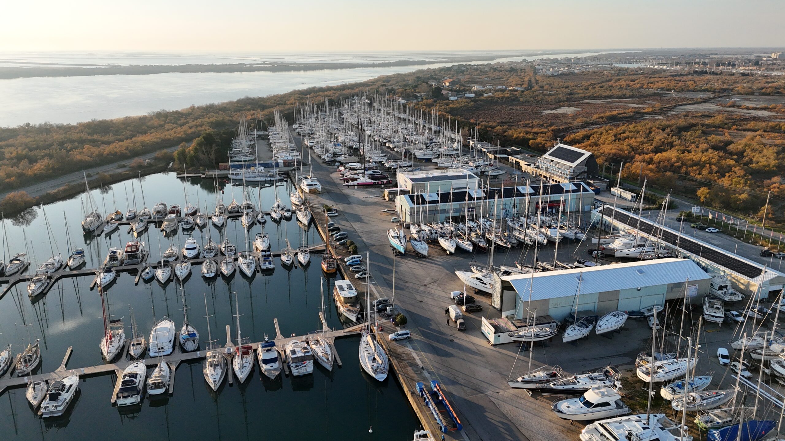 Port Napoléon vue aérienne