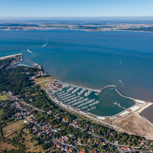 Vue sur la pointe de Grave et estuaire de la Gironde